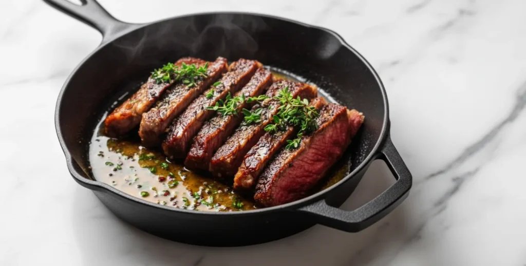 Pan-Seared Steak in Butter Sauce