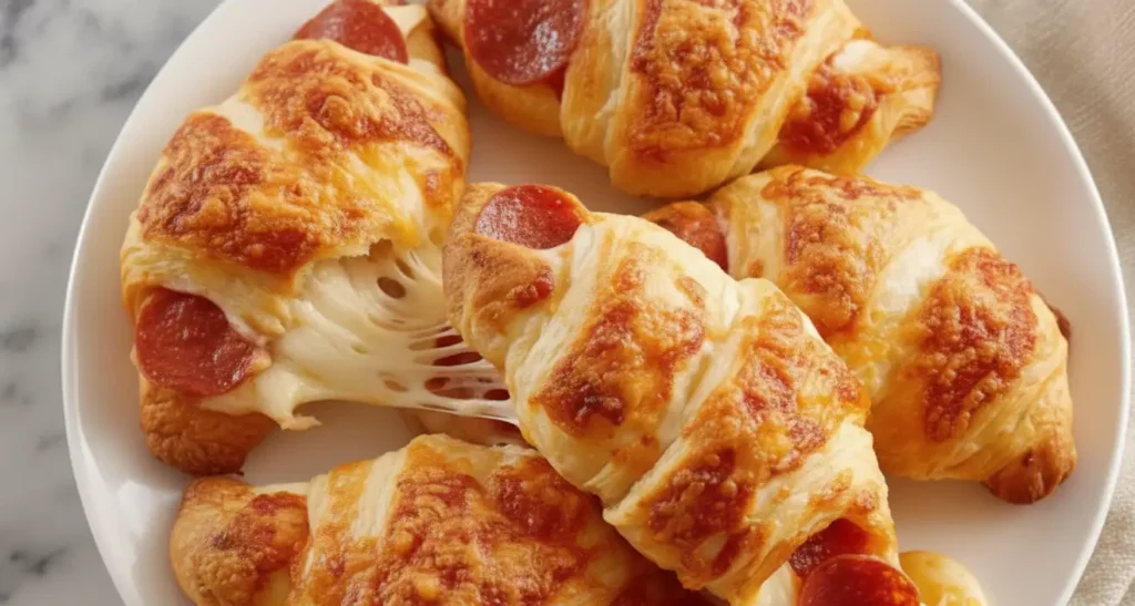 Mozzarella Pepperoni Croissant Rolls