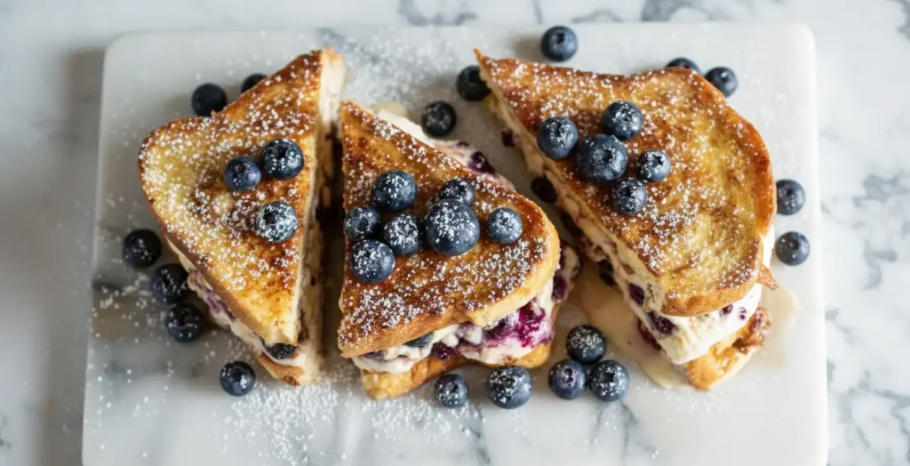 Blueberry Cheesecake Stuffed French Toast