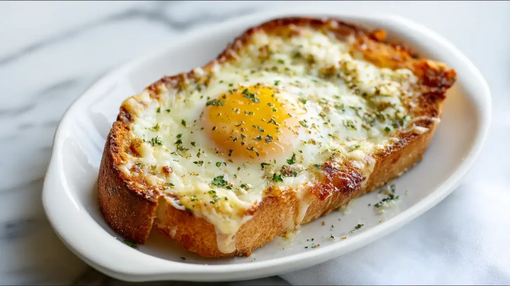 Air Fryer Egg & Cheese Toast