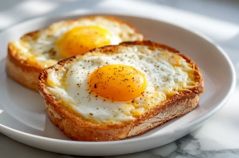 Air Fryer Egg & Cheese Toast