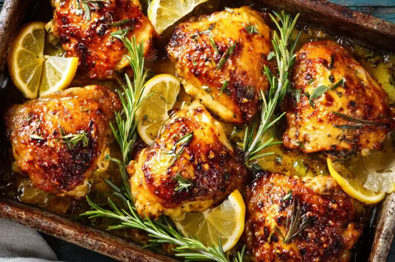 Baked Lemon Butter Chicken Recipe