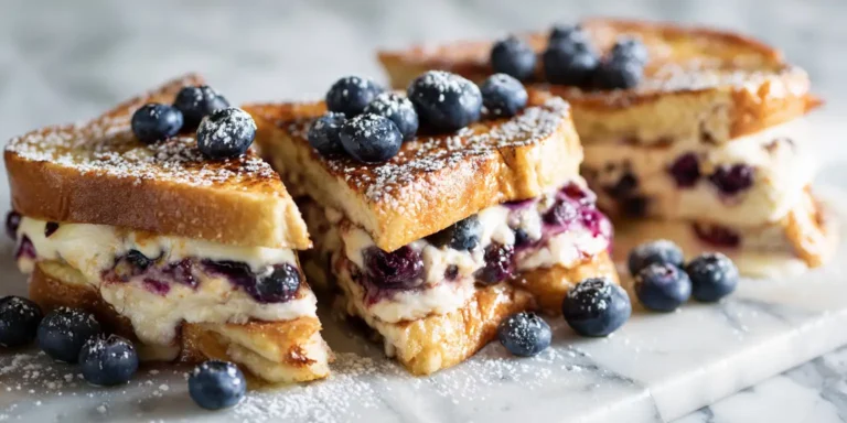 Blueberry Cheesecake Stuffed French Toast