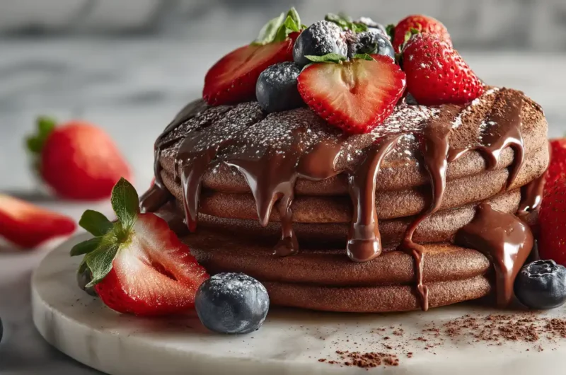 Chocolate Pancakes Recipe | Easy, Fluffy & Rich Breakfast Treat