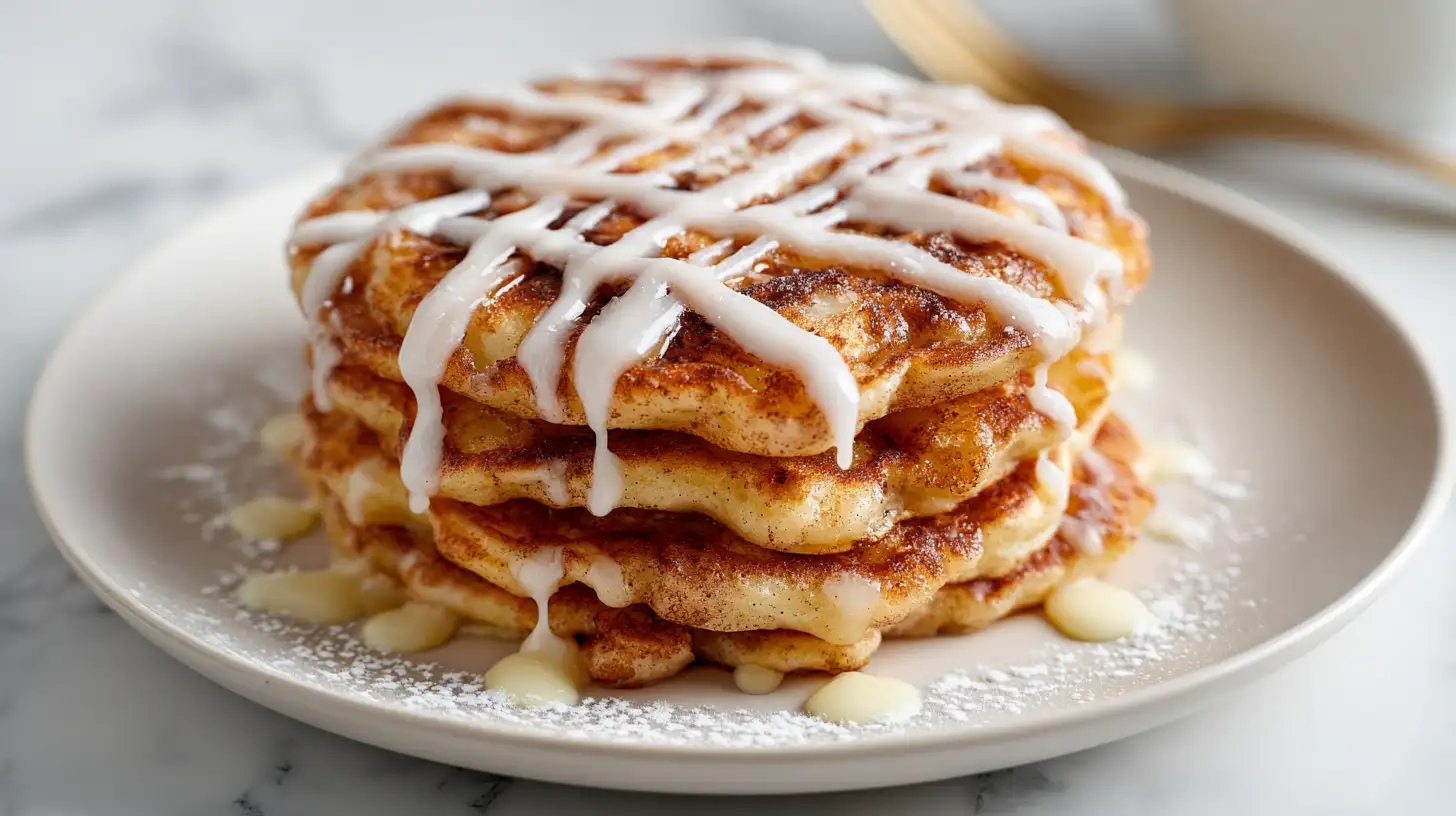 Cinnamon Roll Pancakes