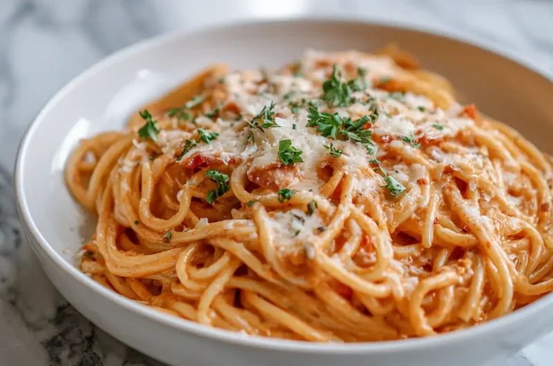 Creamy Tomato Garlic Pasta