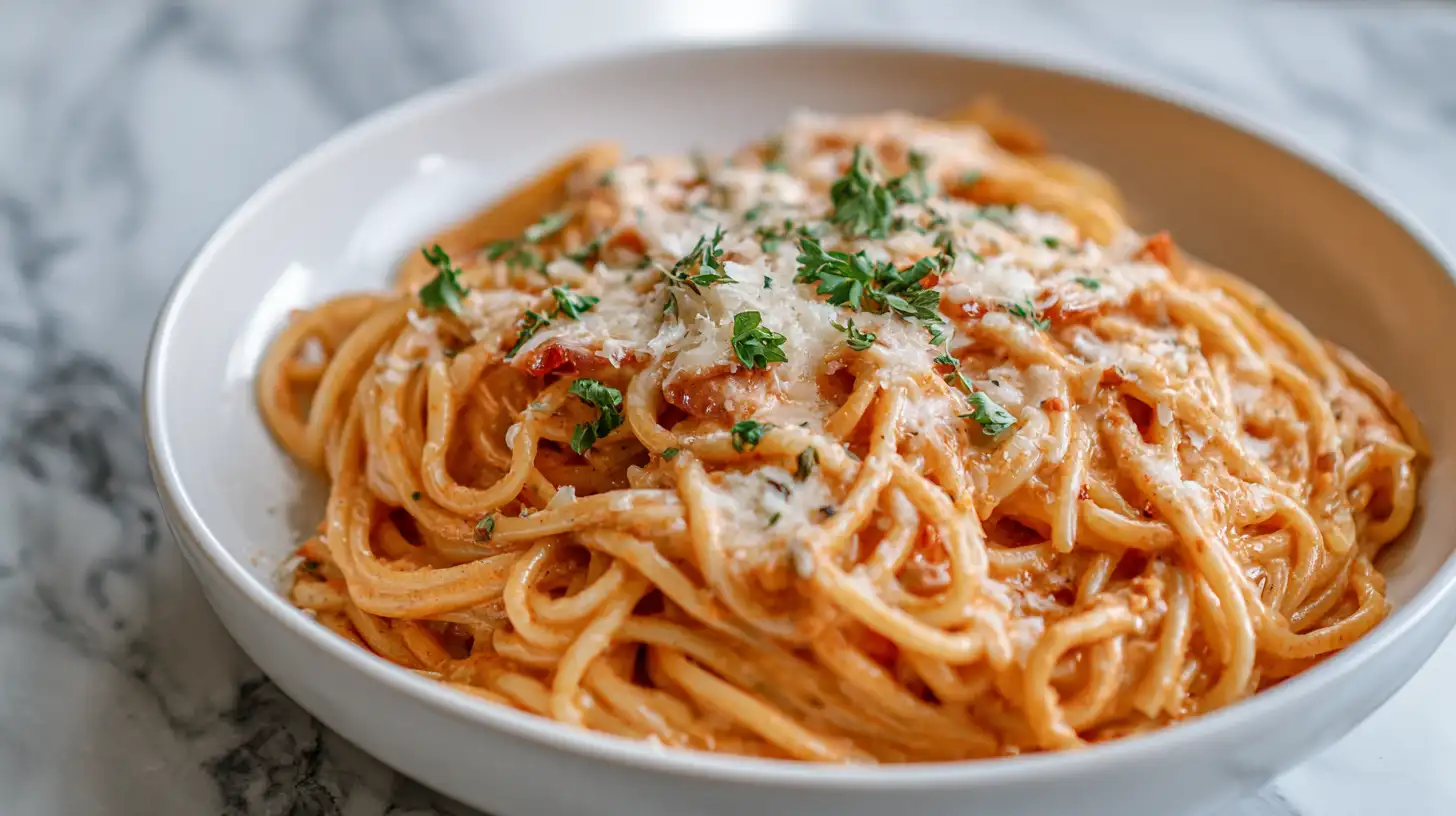 Creamy Tomato Garlic Pasta