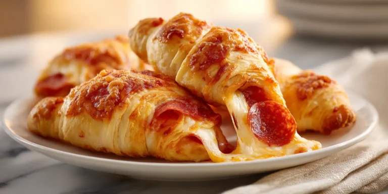 Mozzarella Pepperoni Croissant Rolls