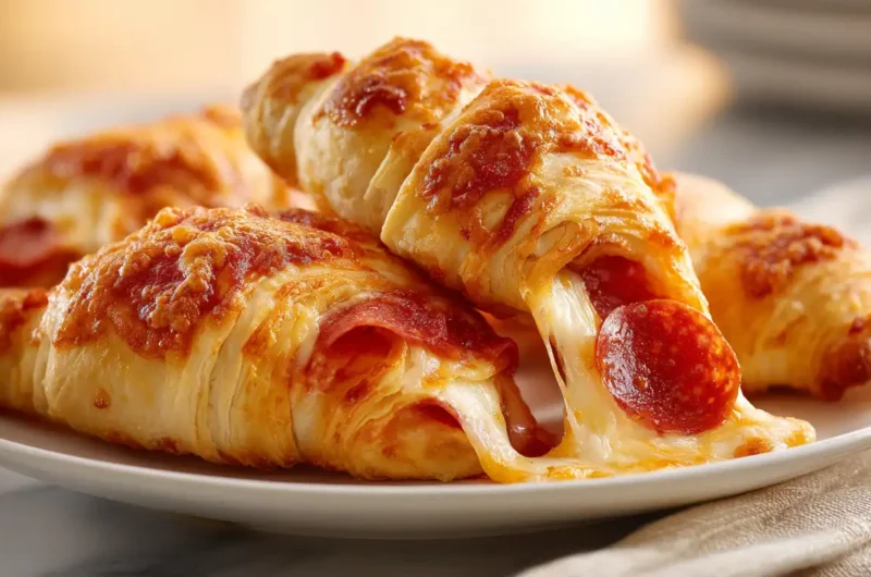 Mozzarella Pepperoni Croissant Rolls