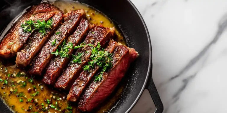 Pan-Seared Steak in Butter Sauce