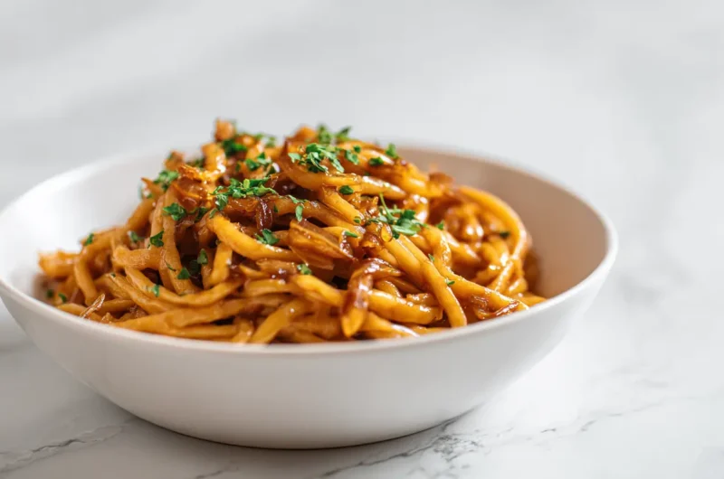 Vegan Caramelized Onion Pasta
