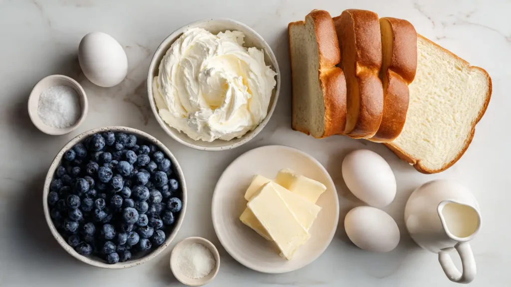 Blueberry Cheesecake Stuffed French Toast