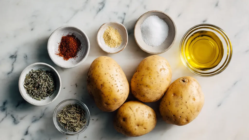 Crispy Potato Wedges