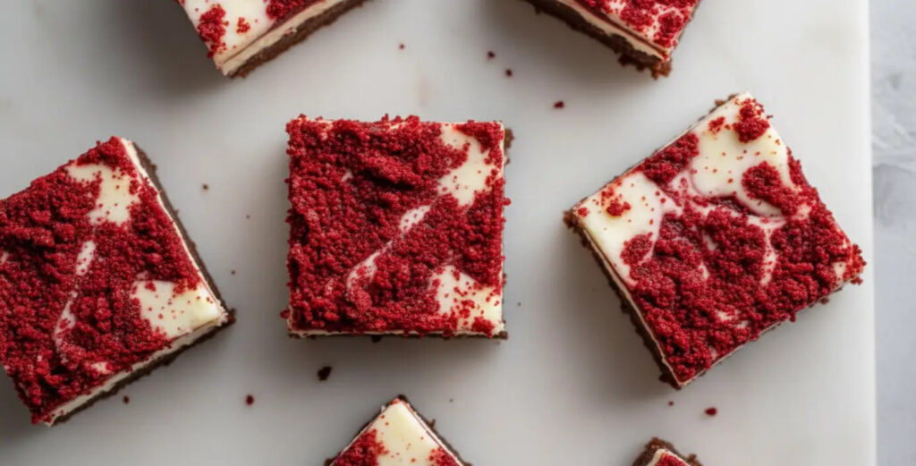 Red Velvet Cheesecake Brownies