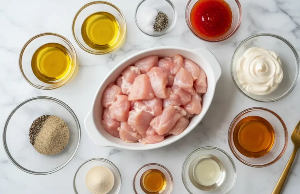 Bang Bang Chicken Skewers