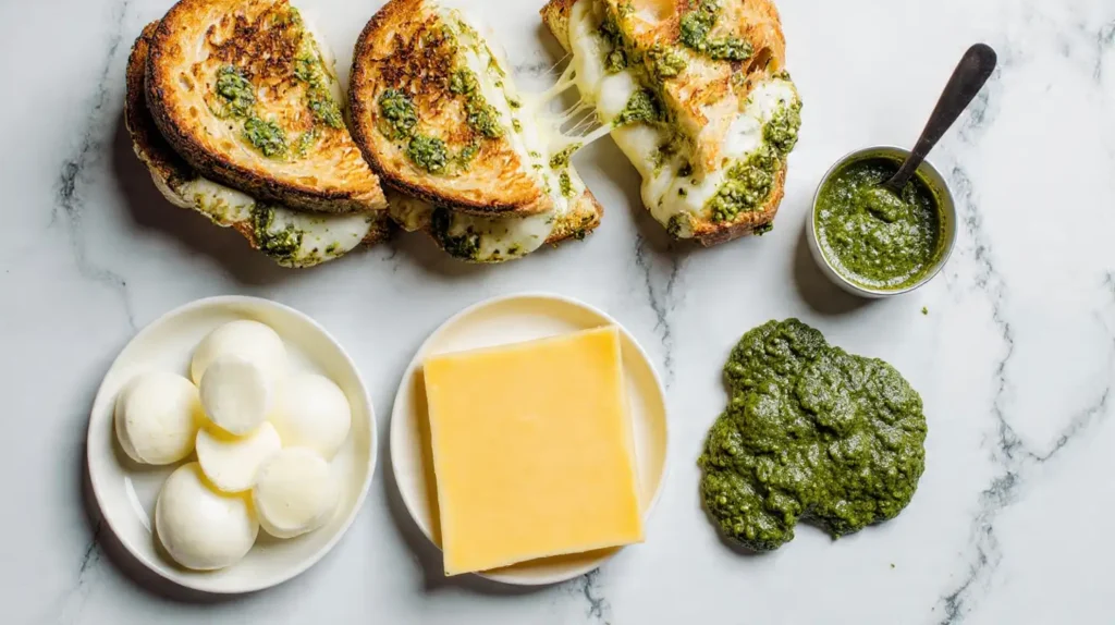 Pesto Grilled Cheese