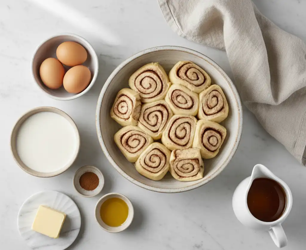 Cinnamon Roll French Toast Bites