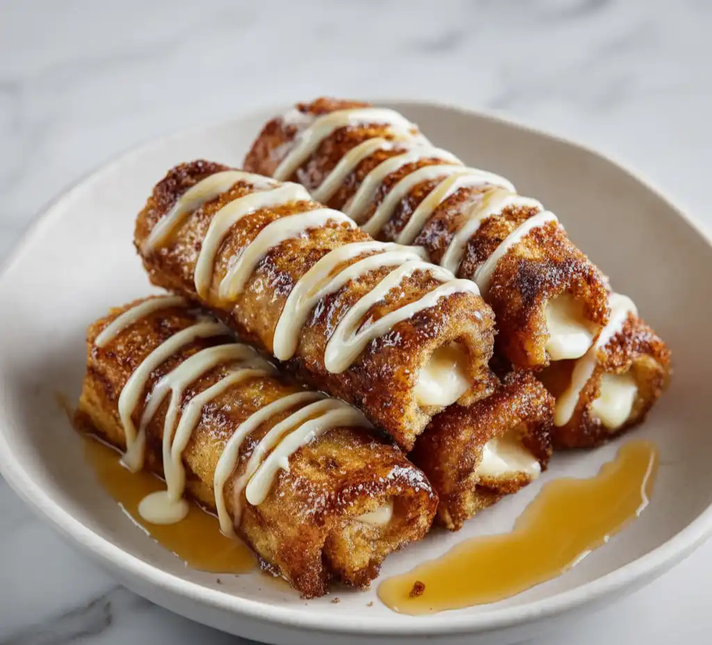 Cinnamon Roll French Toast Roll-Ups
