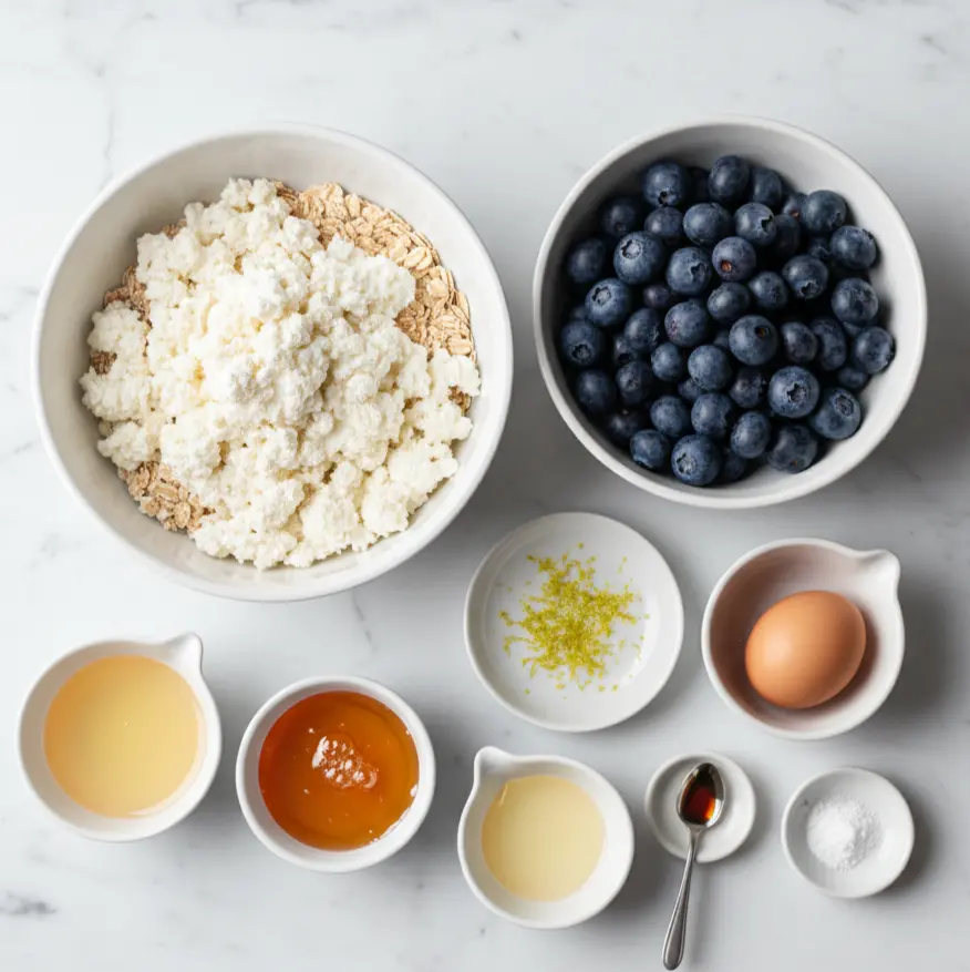 Lemon Blueberry Protein Bites
