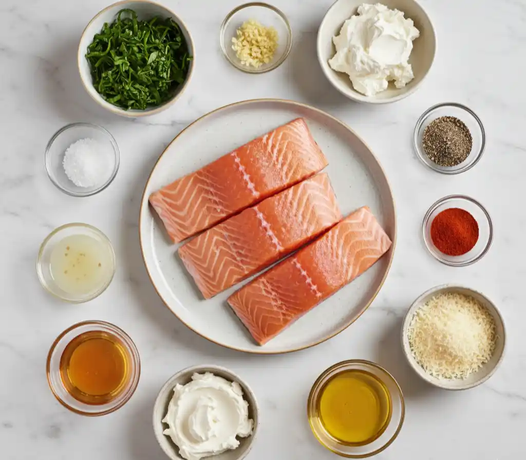 Spinach Stuffed Salmon