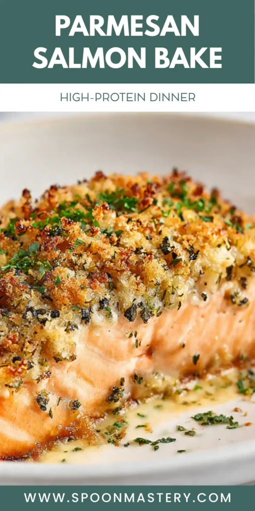 Parmesan Salmon Bake