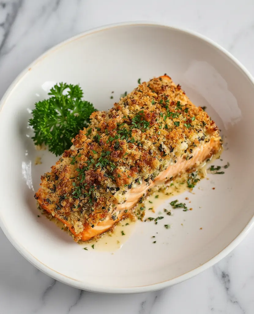Parmesan Salmon Bake