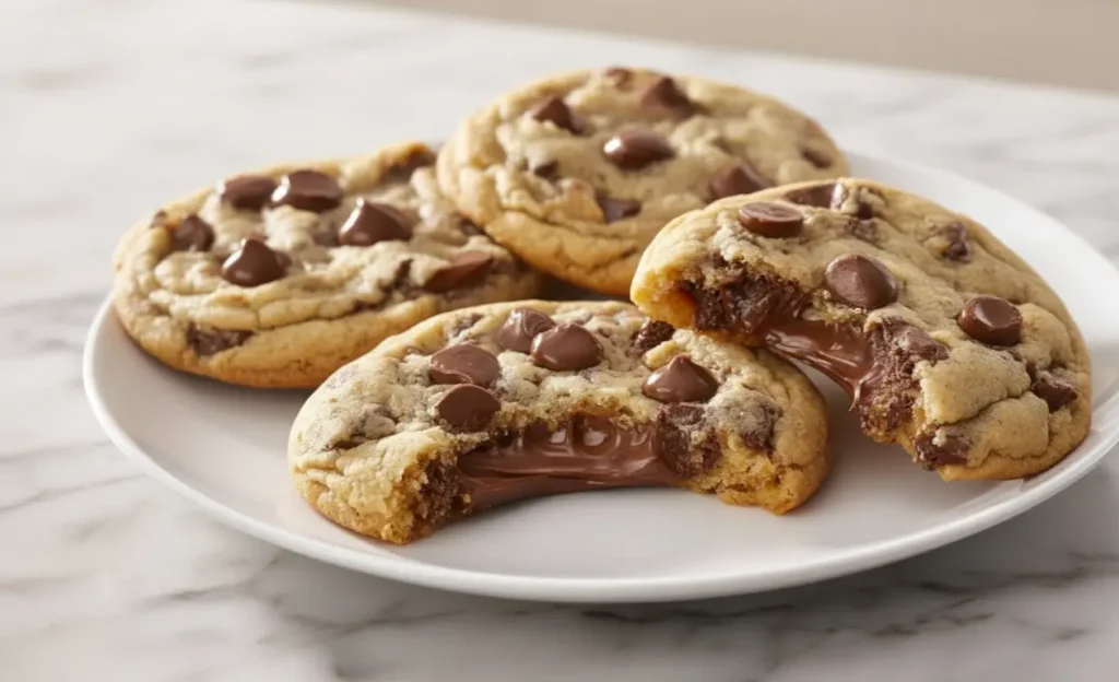 Gooey Reese’s Cheesecake Cookies