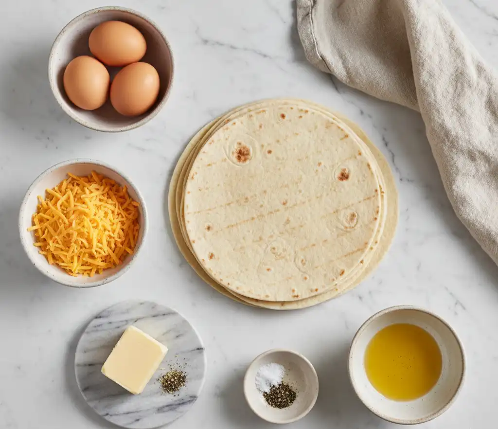 Cheddar Egg Quesadilla Recipe