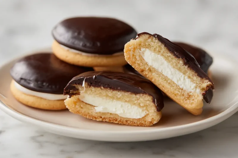 Boston Cream Pie Cookies