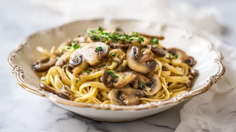 Brown Butter Mushroom Pasta