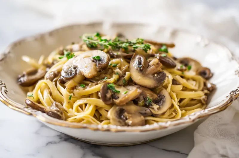 Brown Butter Mushroom Pasta