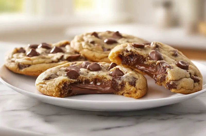 Gooey Reese’s Cheesecake Cookies