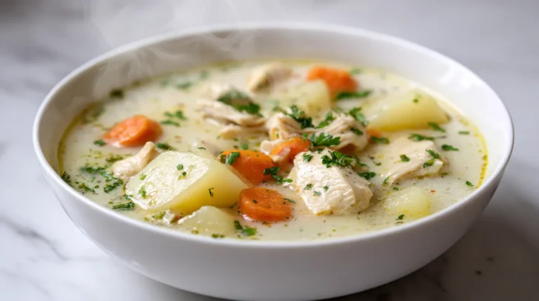 Chicken Soup with Potatoes – Easy, Healthy & Comforting Homemade Recipe