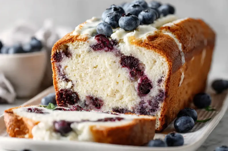 Blueberry Cream Cheese Bread