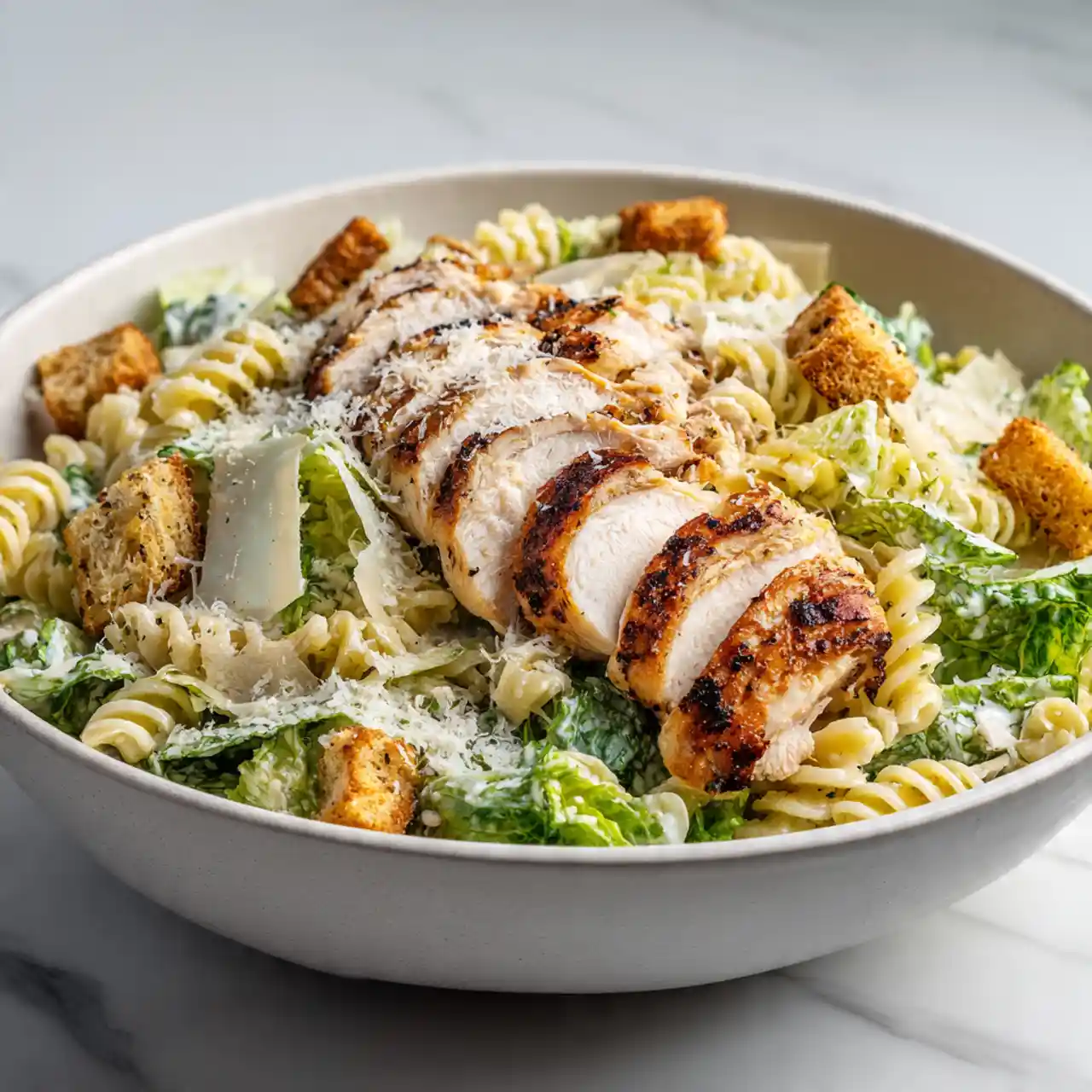 Chicken Caesar Pasta Salad