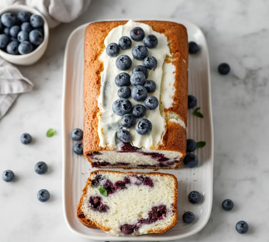 Blueberry Cream Cheese Bread