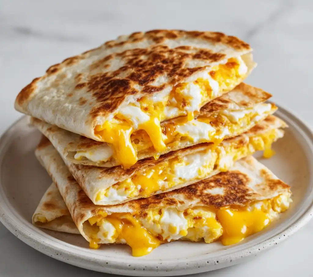 Cheddar Egg Quesadilla Recipe