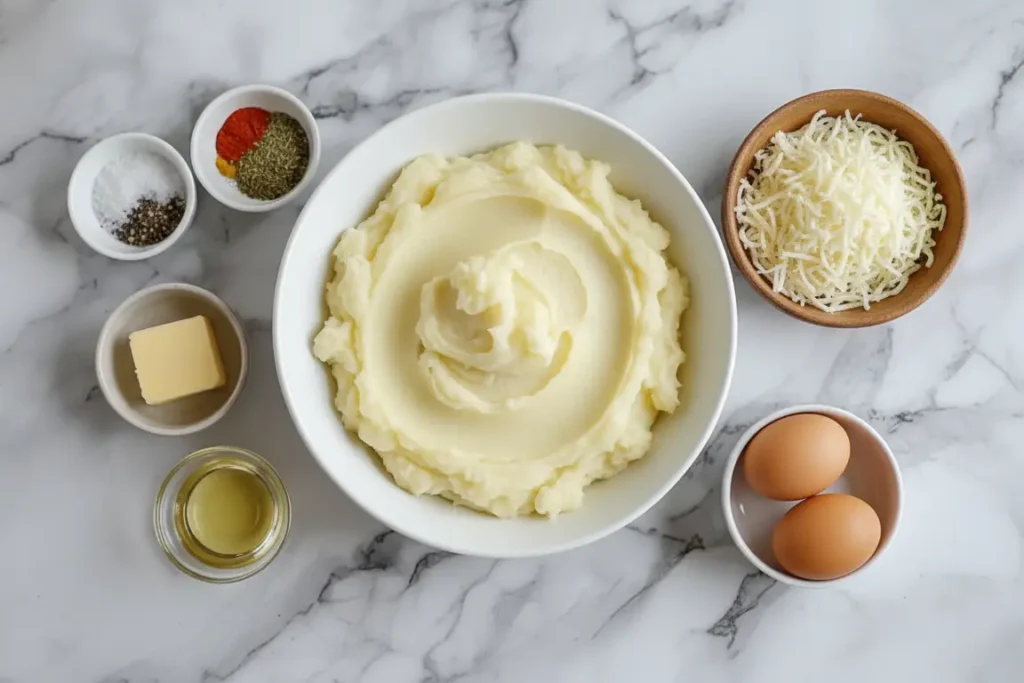 Mashed Potato Cheese Puffs