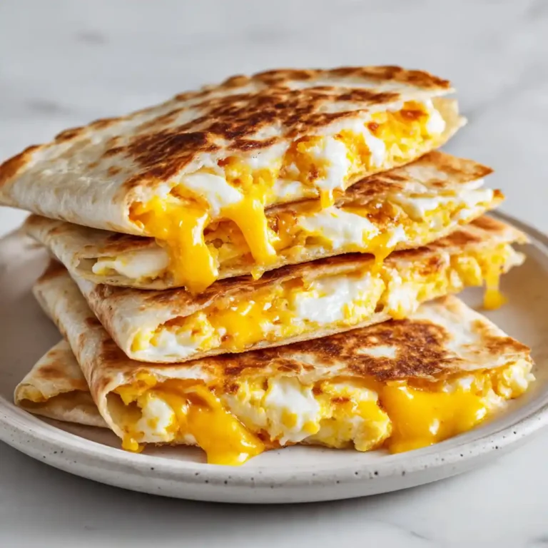 Cheddar Egg Quesadilla Recipe