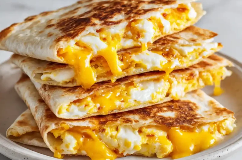 Cheddar Egg Quesadilla Recipe