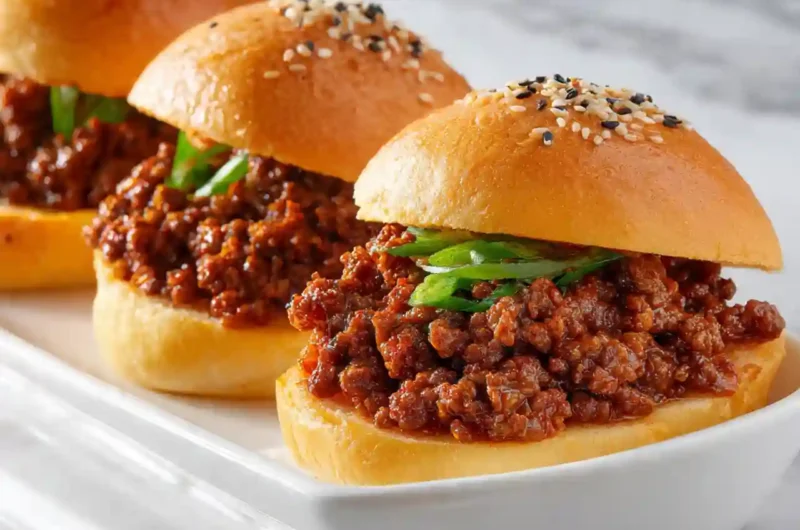 Korean Beef Sloppy Joes