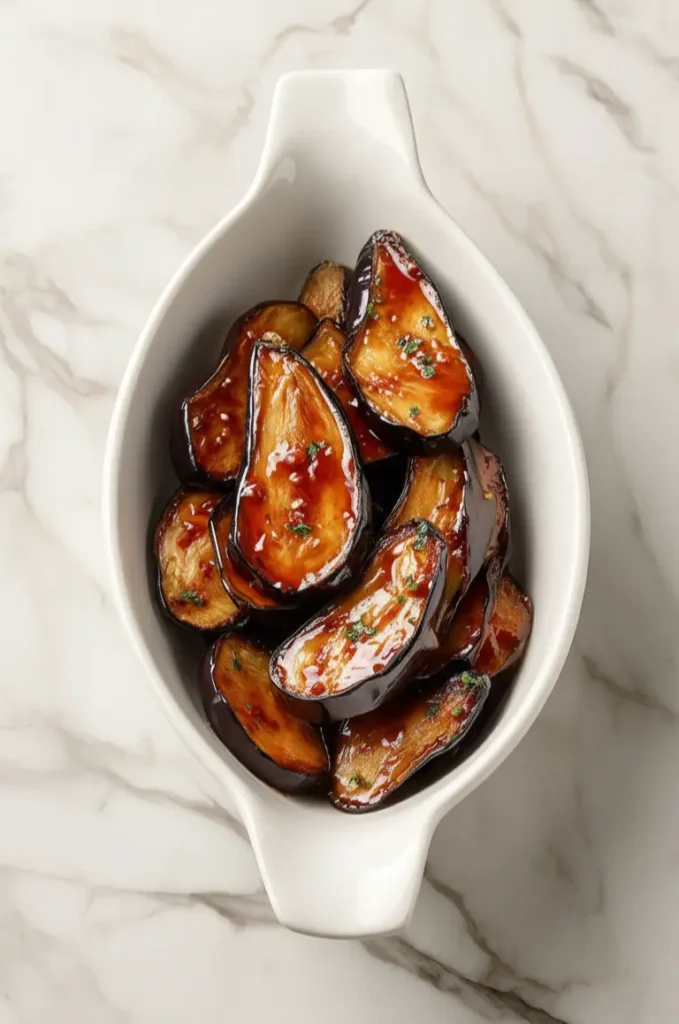 Miso Glazed Eggplant