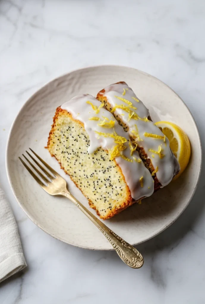 Moist Lemon Poppy Seed Cake