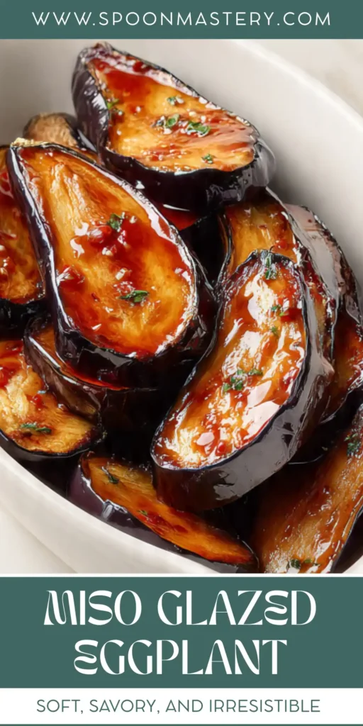 Miso Glazed Eggplant