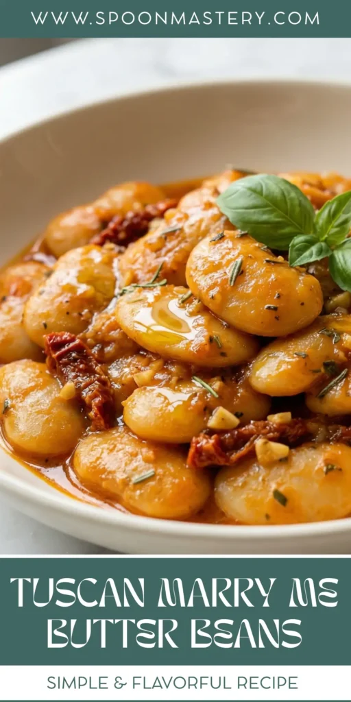 Tuscan Marry Me Butter Beans