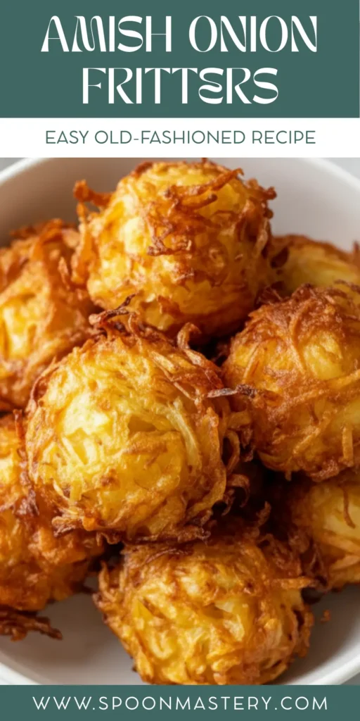 Amish Onion Fritters