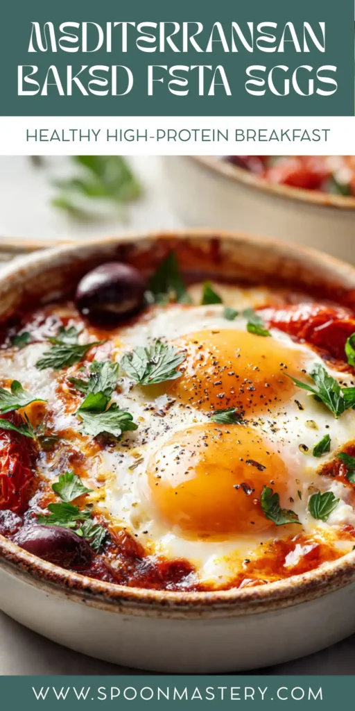 Mediterranean Baked Feta Eggs