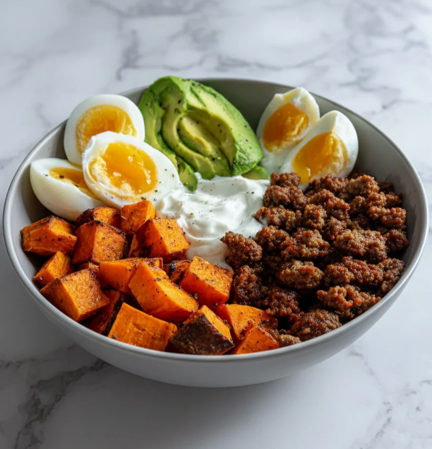 Healthy Ground Beef Bowl