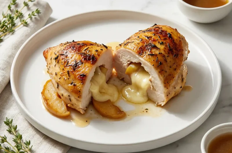 Apple and Brie Stuffed Chicken