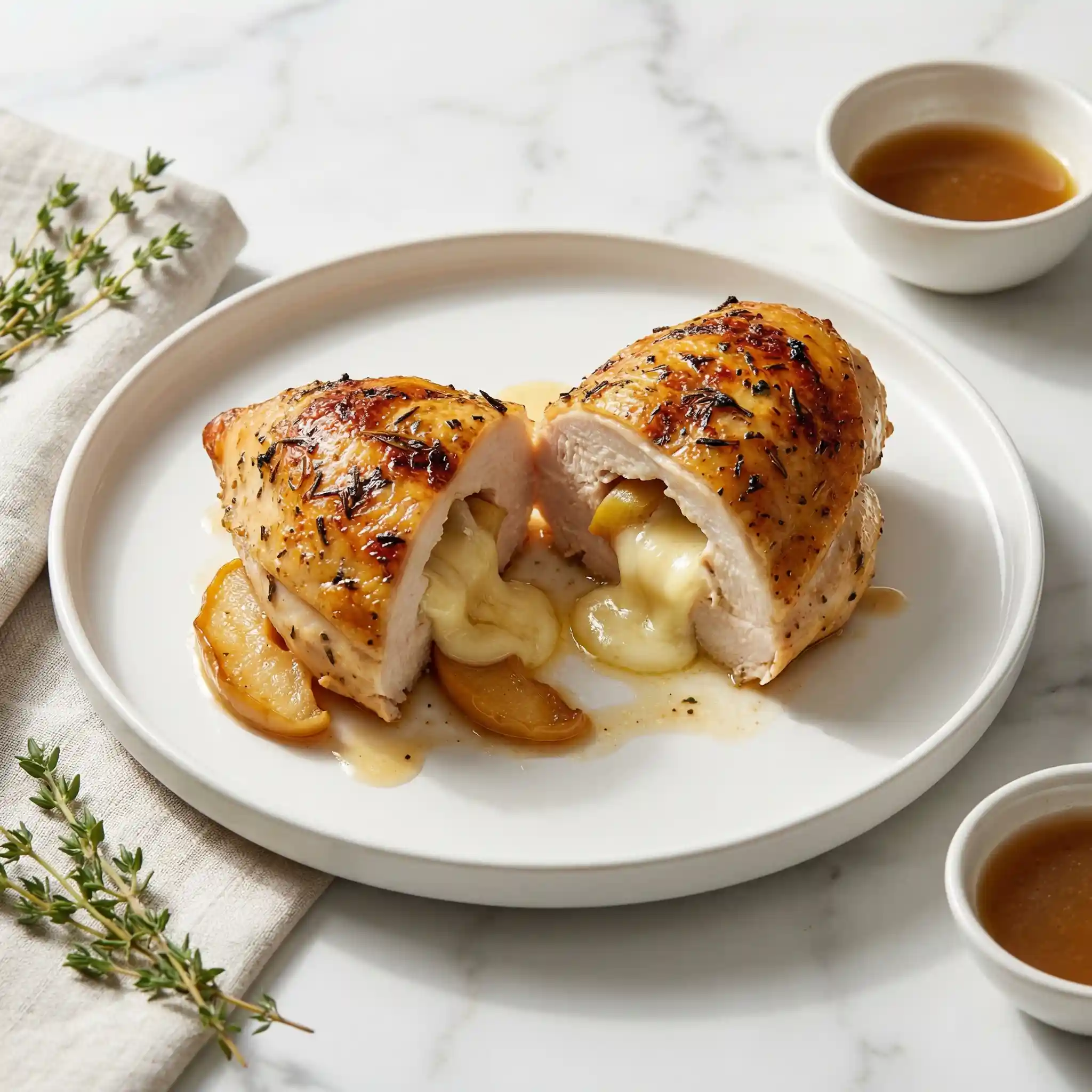 Apple and Brie Stuffed Chicken